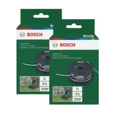 Bosch AdvancedGrassCut 36, ART30-36 LI, ART24/24+, ART27/27+, ART30/30+ Series Cutting Line Spool (6m x 1.6mm, 2 Pack, F016800351)