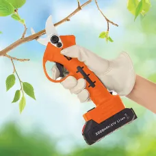 Cordless Pruning Shears with 20V, Rechargeable Garden Shears with 65mm Blades, Cuts Twigs Up to Dia.25mm, Lightweight