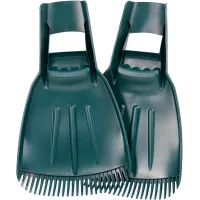 Leaf Scoops for Yard and Garden Set of Leaf grabber Large leaf collector for Lawn Grass Debris Leaf Removal