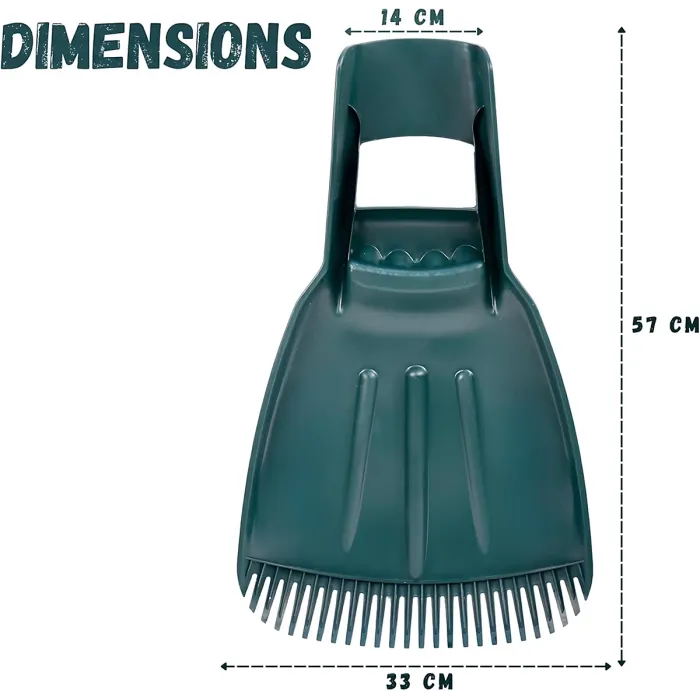 Leaf Scoops for Yard and Garden Set of Leaf grabber Large leaf collector for Lawn Grass Debris Leaf Removal