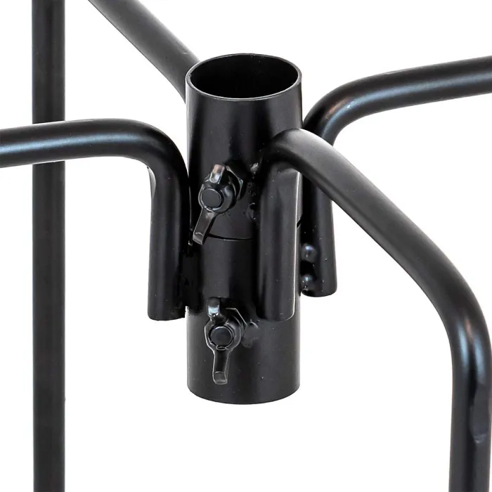 Wild Bird Feeder Stabiliser Base Black Garden Stand with Feet Spikes for Feeding Stations