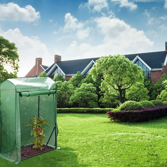 4 Tier Mini Greenhouse Outdoor Garden Plants Grow Green House with PVC Cover