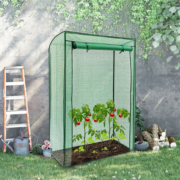 Tomato Greenhouse Reinforced Frame & Cover Outdoor Garden Plant Grow Green House