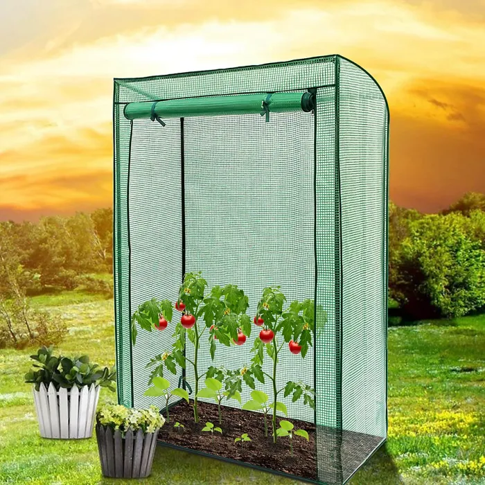 Tomato Greenhouse Reinforced Frame & Cover Outdoor Garden Plant Grow Green House