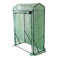 4 Tier Weatherproof Greenhouse with Slanted Gable Roof Mini Tomato & Plant Grow House