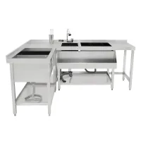 Modular Cocktail Bar Station with Ice Well