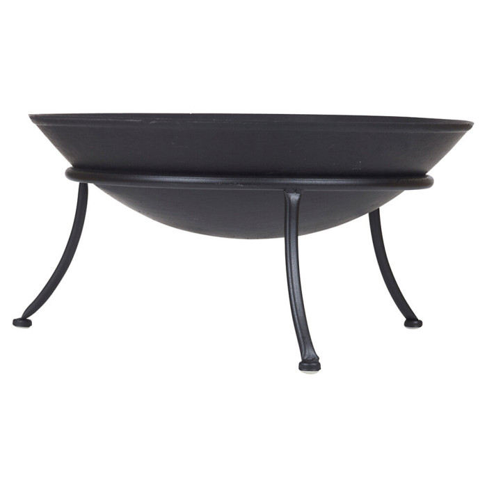 Round Garden Metal Fire Pit Traditional Outdoor Log Fire Pit