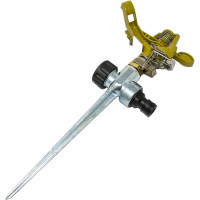 Adjustable Garden Sprinkler Metal Zinc Watering System for Lawns, Grass & Flowers