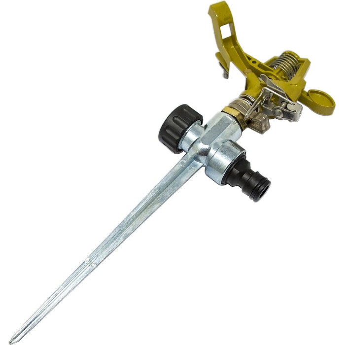 Adjustable Garden Sprinkler Metal Zinc Watering System for Lawns, Grass & Flowers