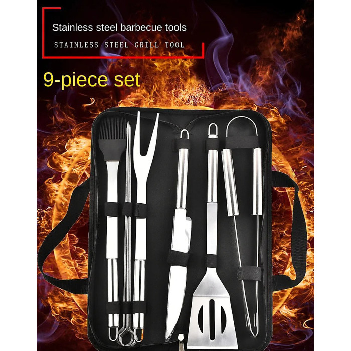 Stainless steel oven set barbecue combination tool outdoor BBQ barbecue set