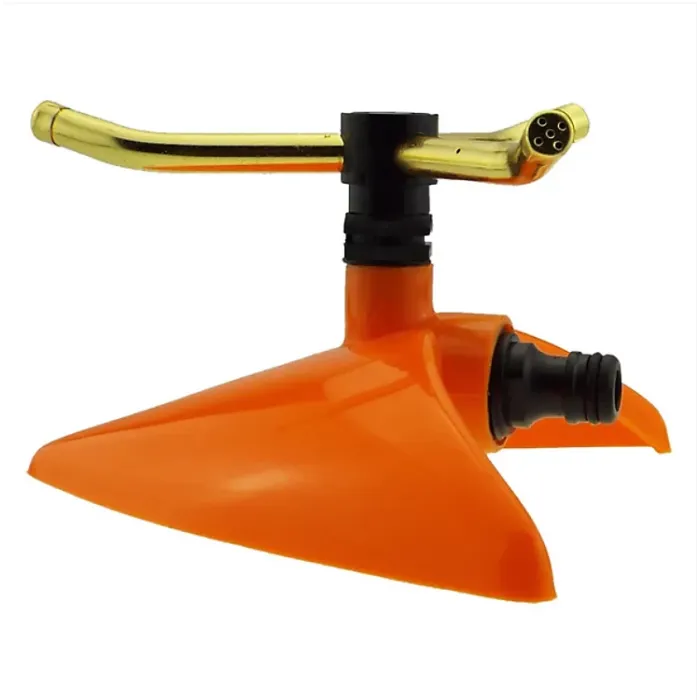3 Arm Revolving Sprinkler Orange Leaf - designed to cater to your lawn's specific watering needs.