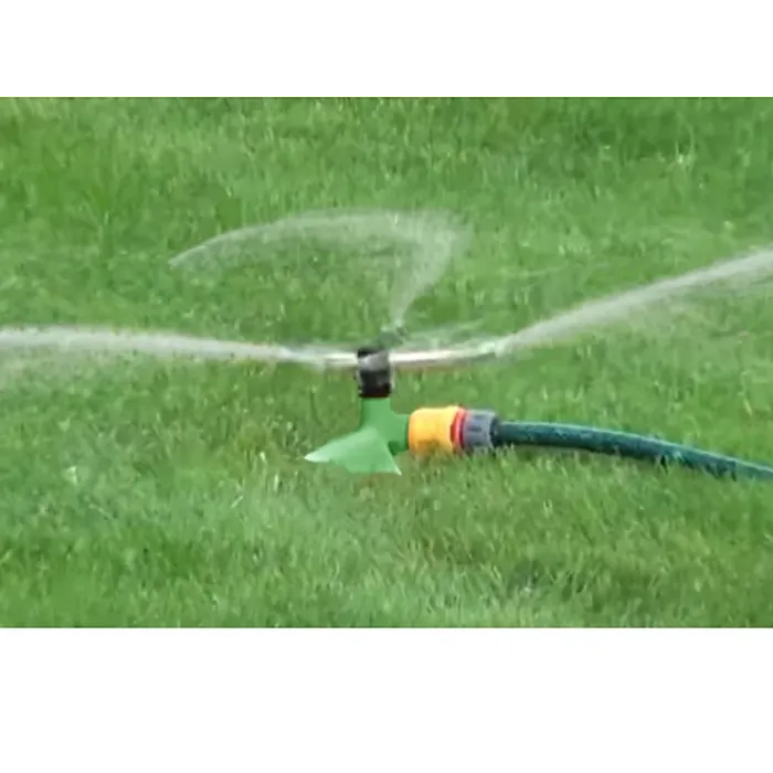 3 Arm Revolving Sprinkler Green Leaf - designed to cater to your lawn's specific watering needs.