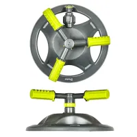 3 Arm Rotating Sprinkler Lime Line - designed to cater to your lawn's specific watering needs.