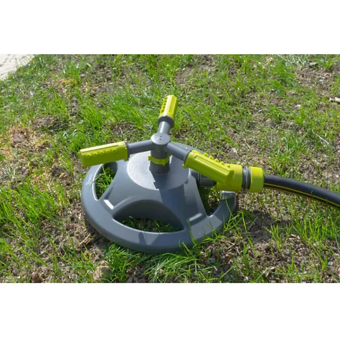 3 Arm Rotating Sprinkler Lime Line - designed to cater to your lawn's specific watering needs.