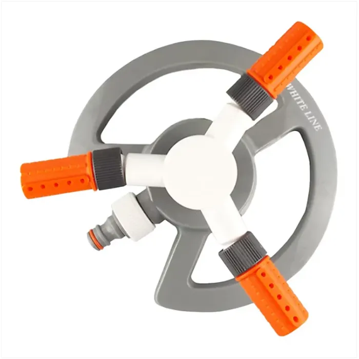 3 Arm Revolving Sprinkler White Line - designed to cater to your lawn's specific watering needs.