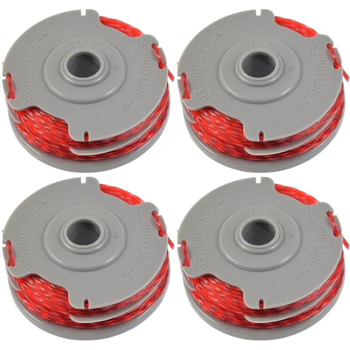 4 x Trimmer Strimmer Spool & Line Double Autofeed Compatible With Flymo FLY021 by Ufixt