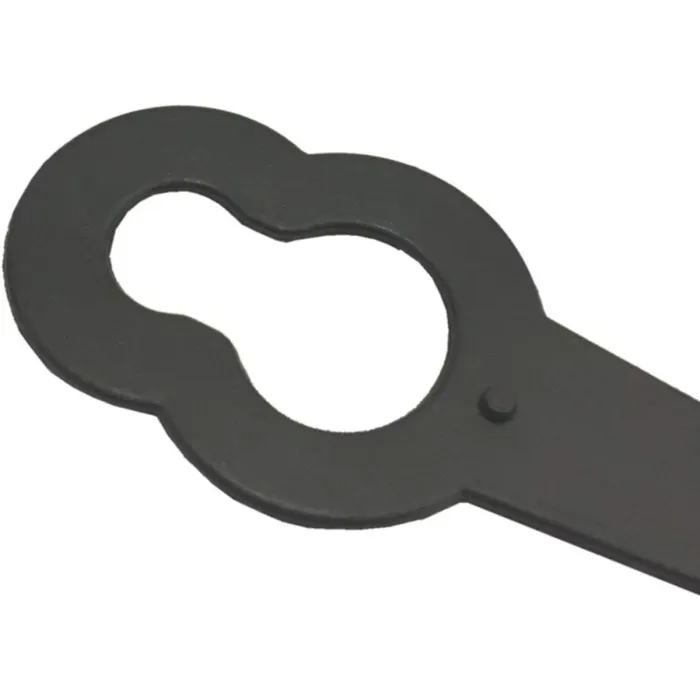 Fort Fasteners Mower Blades - Plastic Clip-On to Fit Qualcast Mowers with Figure of 8 Type Mounting, Black Midi 12 Blades