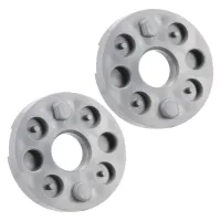SPARES2GO Two Peg Blade Height Spacers compatible with Flymo Lawnmower (Pack of 2)