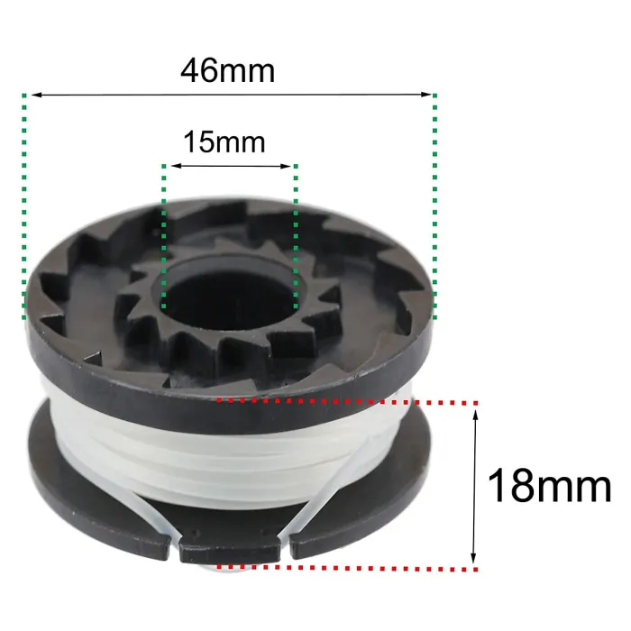SPARES2GO Spool Line and Cover compatible with Spear and Jackson 18v CGT18 S1825CT 36v S3630CT Strimmer Trimmer