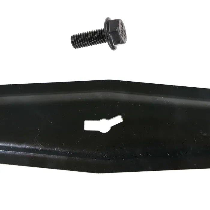 SPARES2GO 37cm Metal Blade compatible with Qualcast Lawnmower + Bolt