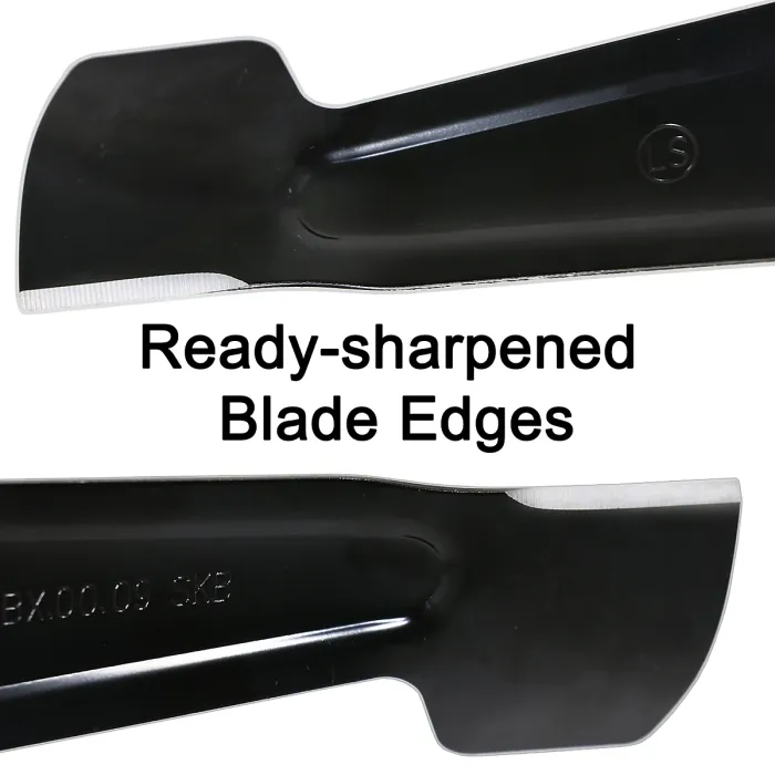 SPARES2GO 37cm Metal Blade compatible with Qualcast Lawnmower + Bolt