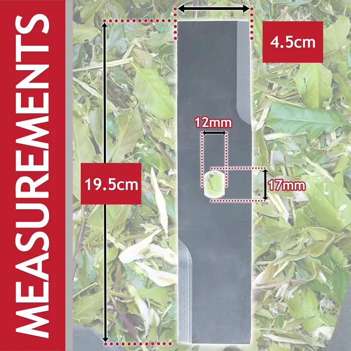 SPARES2GO Metal Blade compatible with Sovereign FD2402 2400W Garden Shredder (19.5cm)