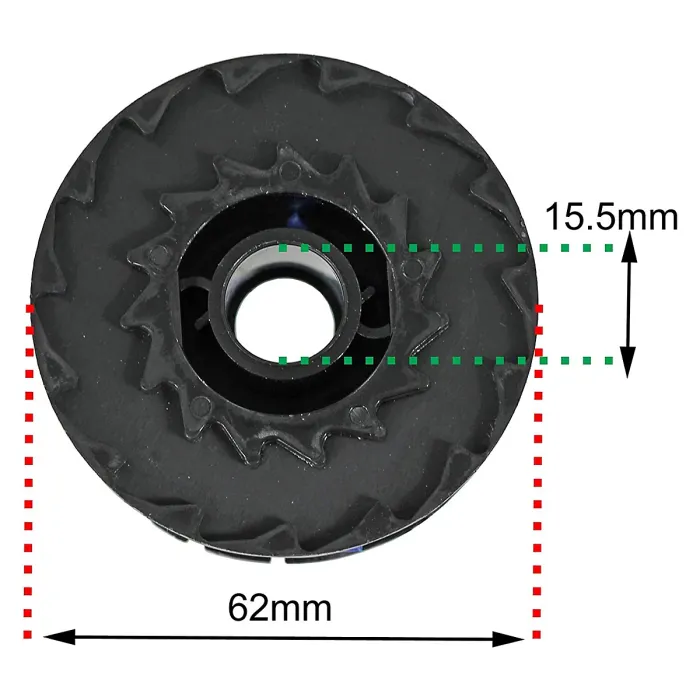 SPARES2GO 10m Line Spool compatible with Flymo Contour Power Plus Cordless XT 18v 24v Trimmer Strimmer