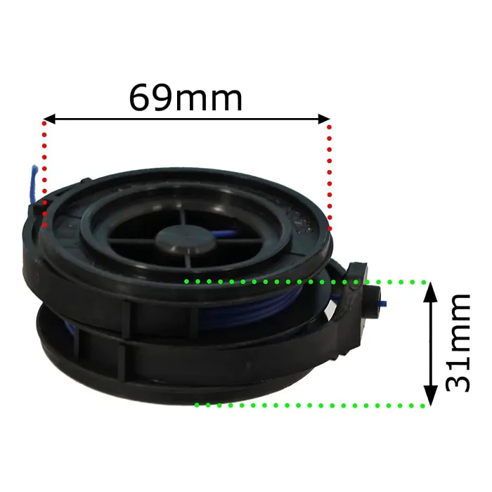 SPARES2GO Line Spool Compatible with Bosch ART30D ART30DF ART30GSD ART30GSD Strimmer Trimmer