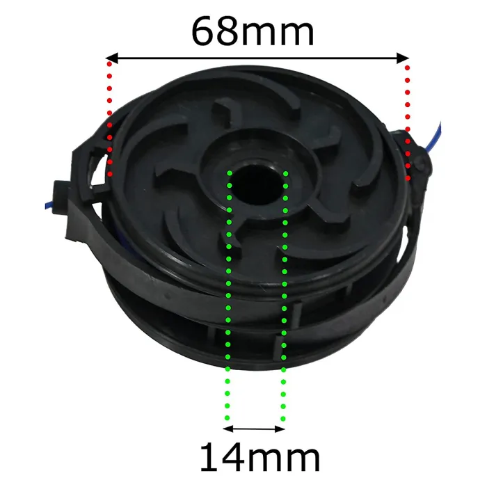 SPARES2GO Line Spool Compatible with Bosch ART30D ART30DF ART30GSD ART30GSD Strimmer Trimmer