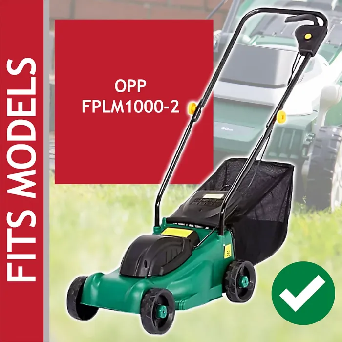 SPARES2GO Metal Blade compatible with B&Q OPP FPLM1000-2 Lawnmower (32cm)