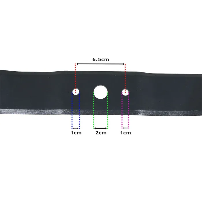 SPARES2GO Cutter Blade compatible with Stiga Lawnmower (46cm / 18")