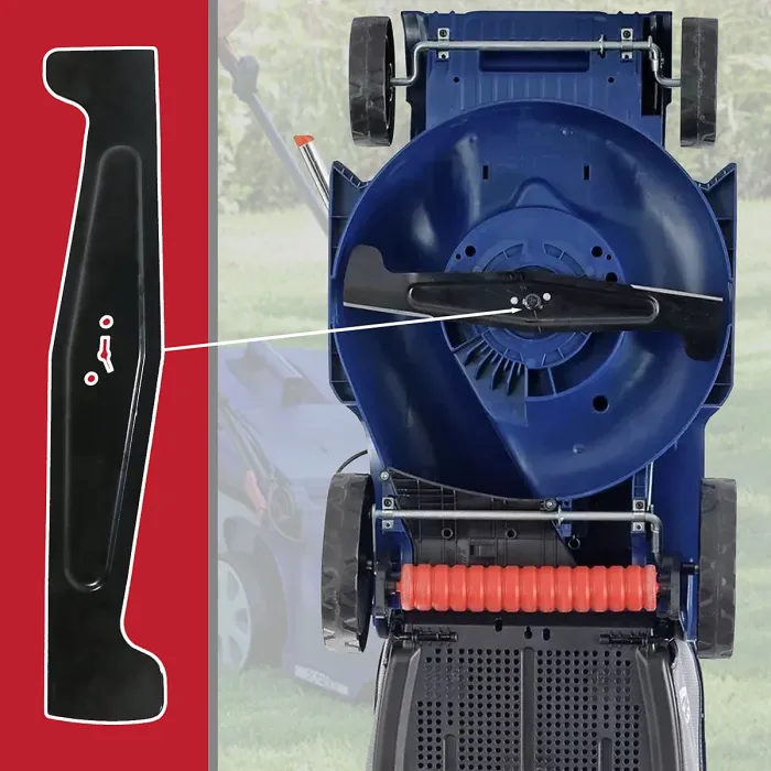 SPARES2GO Blade for Spear & Jackson S4042X2CR Lawnmower Mower Grass Metal Cutter 40cm