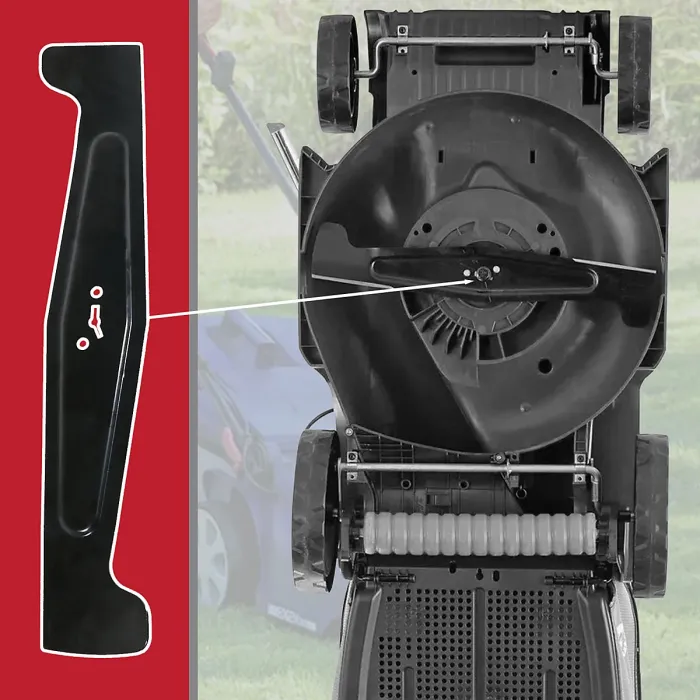 SPARES2GO Blade for McGregor MER1940 Powerbase MEB1840E Lawnmower Mower Cutter 40cm