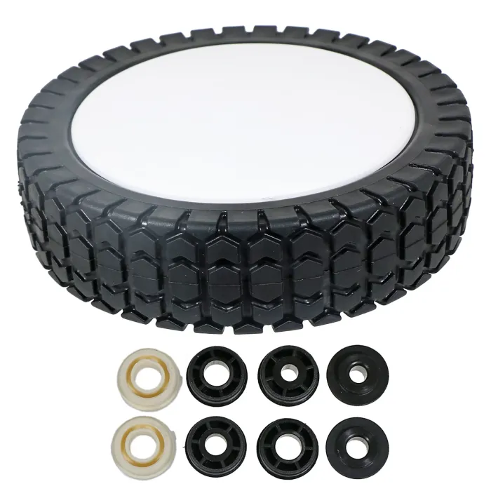 SPARES2GO 6" Tyre Wheel for Lawnmower with Reducer Bushes (150mm)