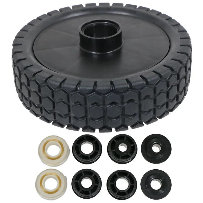 SPARES2GO 6" Tyre Wheel for Lawnmower with Reducer Bushes (150mm)