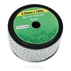 SPARES2GO Pull Cord 3.5mm x 100m Starter Rope Recoil Lawnmower Chainsaw Strimmer UNIVERSAL