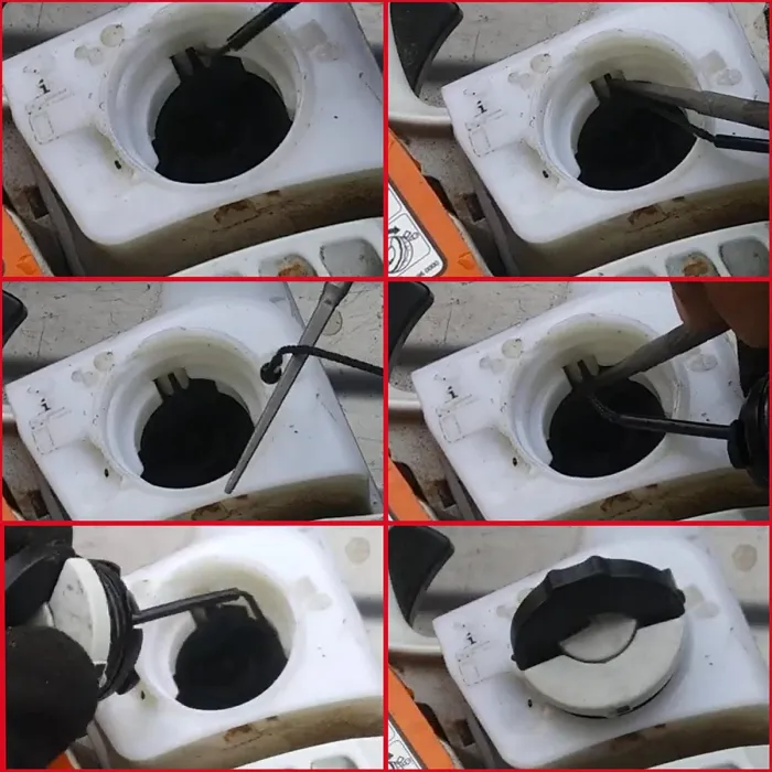 SPARES2GO Fuel Filler Cap for Stihl MC200 MS171 MS181 MS192C MS192T MS193C MS193T Chainsaw