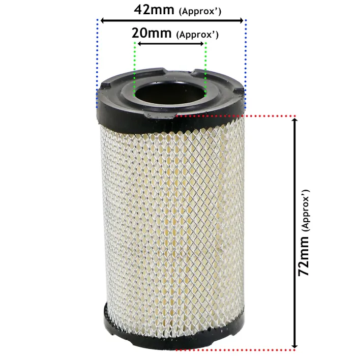 SPARES2GO Air Filter for Tecumseh Fits Qualcast AQ148 Lawnmower Engine Filters Kit