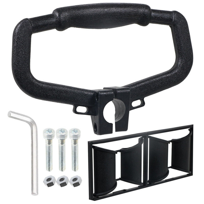 SPARES2GO Universal Strimmer Grip Handle Brushcutter Trimmer Pole Shaft Kit (24mm, 26mm, 28mm)