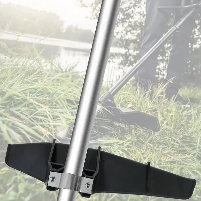 SPARES2GO Universal Strimmer Grip Handle + Blade Guard Brushcutter Trimmer Pole Shaft Reducer Kit (24mm, 26mm, 28mm)