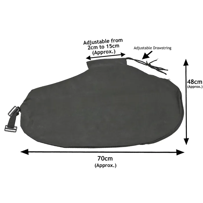 SPARES2GO Debris Collection Bag compatible with MacAllister 3000W MBVP3000M MBVP3000P Garden Vacuum Leaf Blower