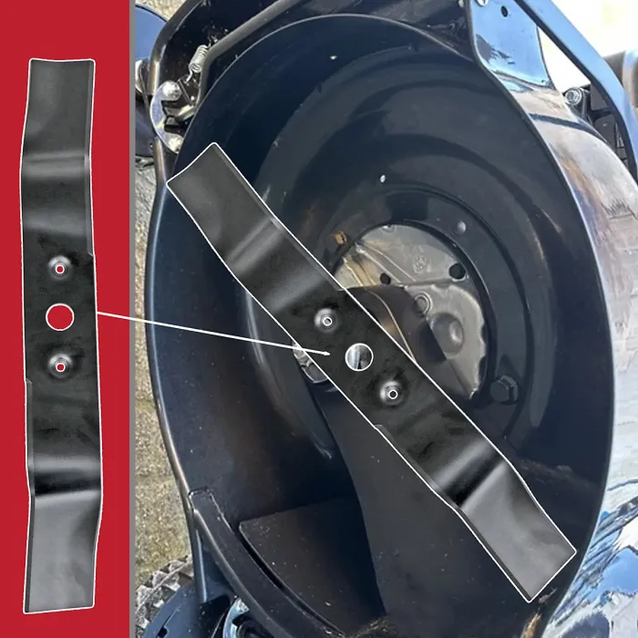 SPARES2GO Blade for MacAllister MLMP300H40 MLMP300SP40 Lawnmower 40cm Metal Grass Cutter