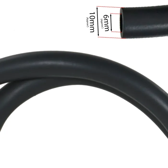 SPARES2GO Universal 60cm Fuel Inline Pipe Tank Connection Kit for Lawnmower Engine