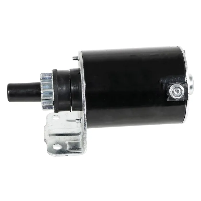SPARES2GO Starter Motor for Briggs & Stratton 12.5HP to 18HP Lawnmower Engine (15 Teeth, Length: 180mm)