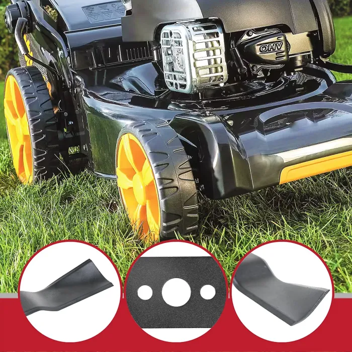 SPARES2GO Blade for McCulloch M3540 M40 MT3540S Lawnmower Metal Combi Grass Cutter (40cm)