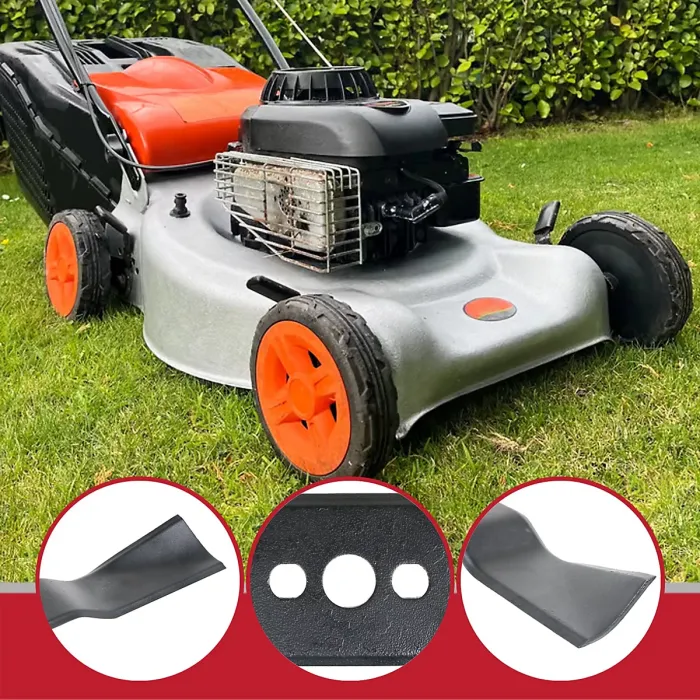 SPARES2GO Blade for Flymo Quicksilver 46S QS46 Pioneer 460SD RE460 Lawnmower Metal Combi Grass Cutter (46cm)
