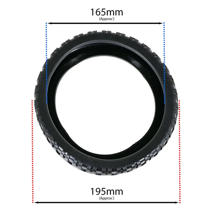 SPARES2GO Tyre Wheel for Honda HR21 HR194 HR214 HR215 HR216 HRA214 HRA215 HRS21 Mower