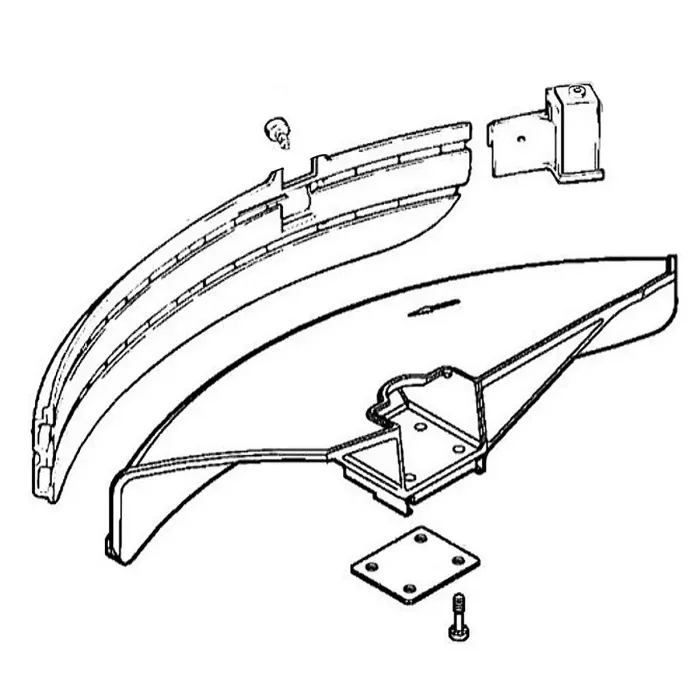 SPARES2GO Deflector Guard Kit for Stihl FS100 FS110 FS120 FS130 FS160 Strimmer Brushcutter