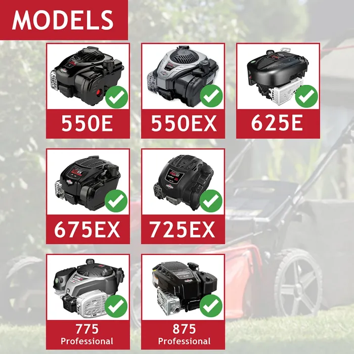 SPARES2GO Fuel Cap for Briggs & Stratton 550E 550EX 625E Engine Tethered