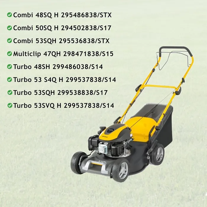 SPARES2GO Fuel Tank Cap for Stiga Combi 48SQ 50SQ H 53SQH Turbo 48SH 53SQH 53SVQ Lawnmower